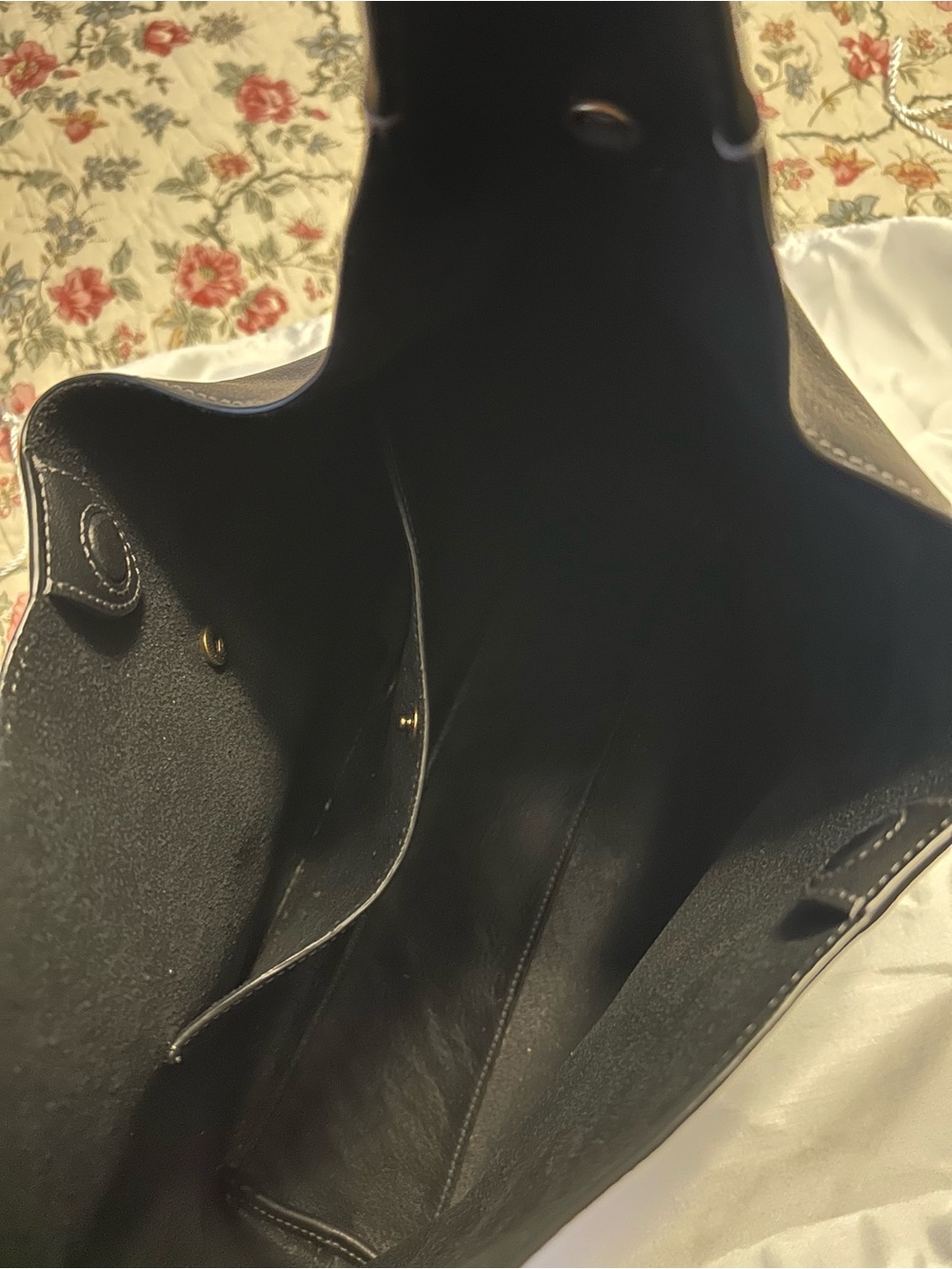 Coach Black Brooklyn 34 Leather Shoulder Hobo Bag - Picture 4 of 7